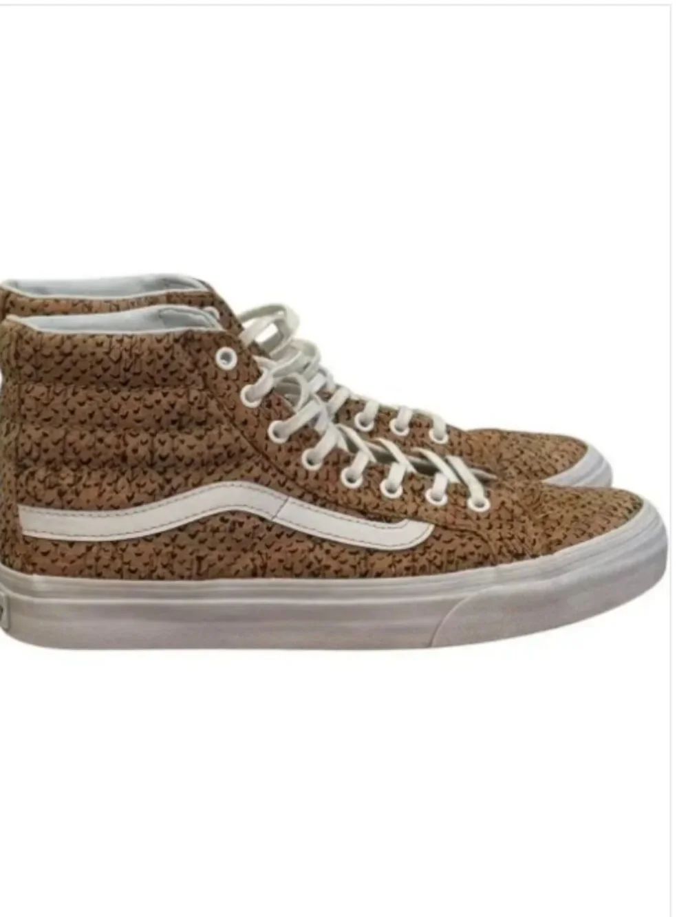 VANS Sk8 Hi Slim Embossed Cork High Top Sneakers Size 7.5 W/6‎ M